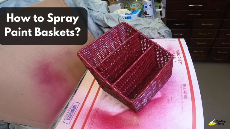 How to Spray Paint Baskets: A Step-by-Step Guide for Perfect Results 10 spray painted wicker basket in red color