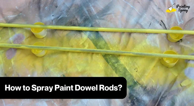 How to Spray Paint Dowel Rods: A Step-by-Step Guide for a Professional Finish 10 drying spray painted dowel rods on paper