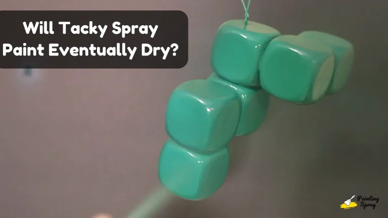 tacky spray paint on decoration