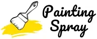 Paint Brush and Paint with Painting Spray logo