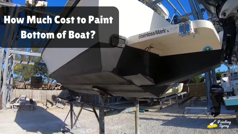 black painted bottom of boat