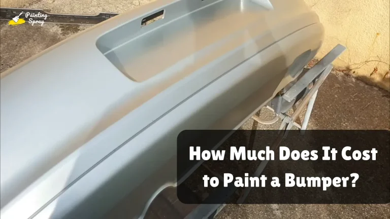 silver colored painted bumper