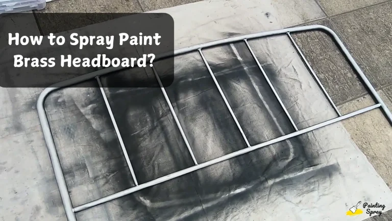 How to Spray Paint Brass Headboard: A Step-by-Step Guide for a Fresh Look 3 spray painting brass headboard in black color