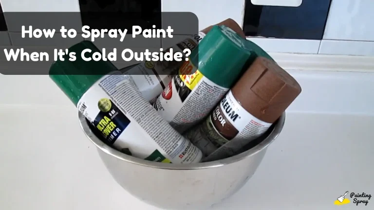 How to Spray Paint When It's Cold Outside: Essential Tips for Successful Results 8 spray paint cans in hot water before painting on cold surface